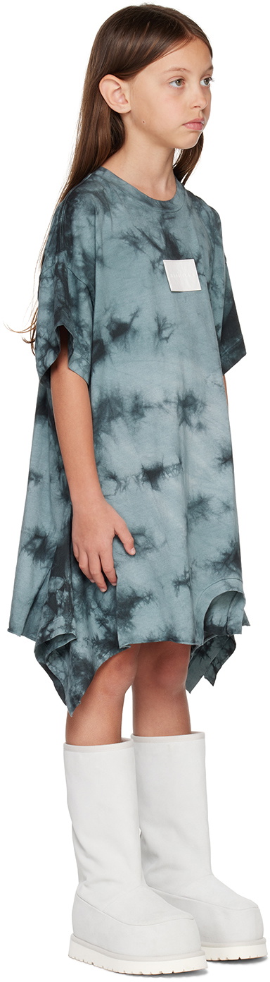 パーティードレス MM6 Maison Margiela S52CT0766 S76458 961 Dresses Grey MM6 Maison Margiela: Gray Raw Edge Midi Dress | SSENSE