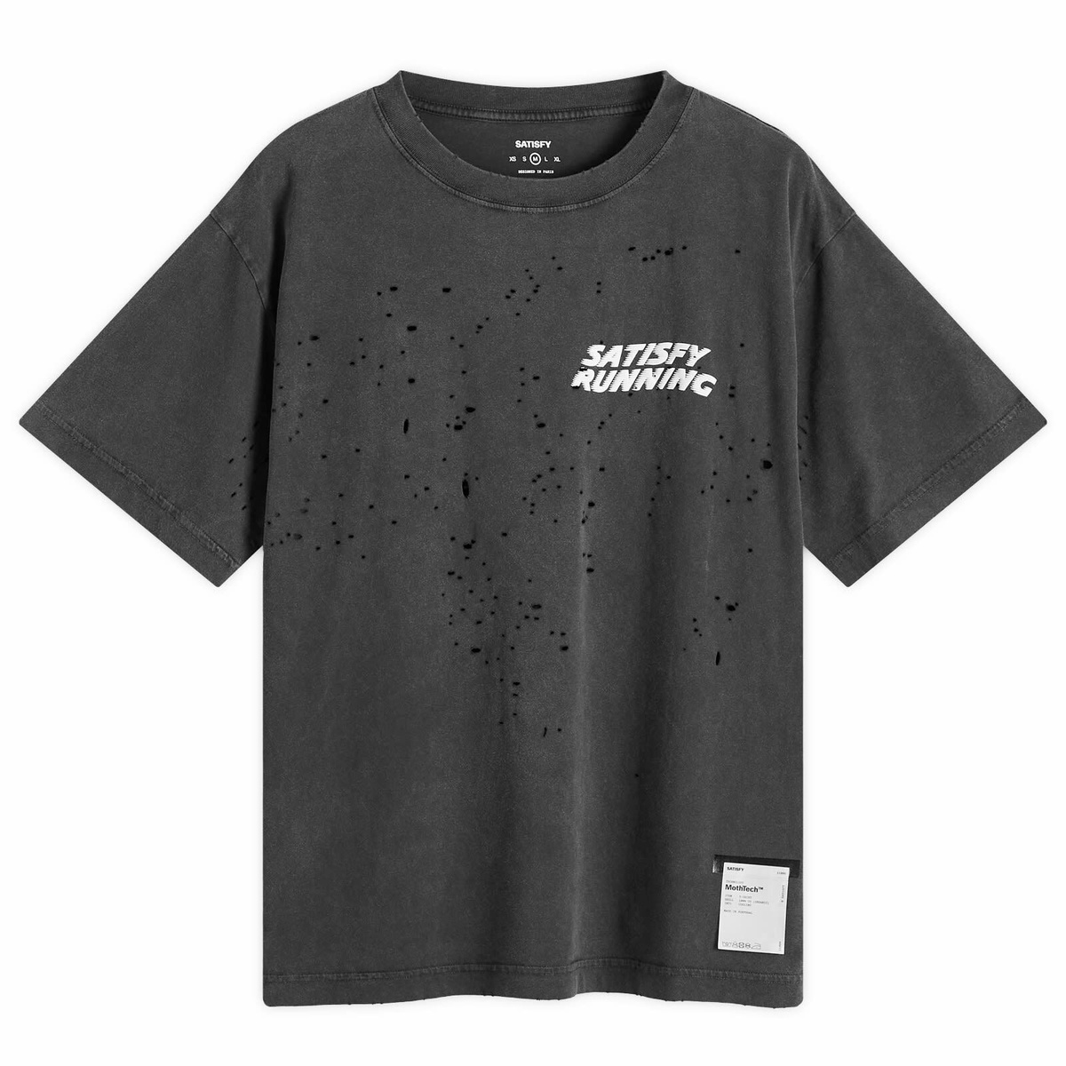 Satisfy MothTech T-Shirt ブラック Lサイズ MothTech™ T-Shirt – SATISFY