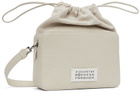 Maison Margiela Beige Logo Crossbody Bag