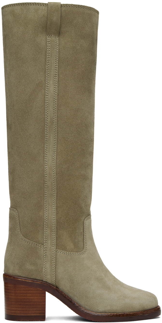Isabel Marant Taupe Seenia Boots Isabel Marant