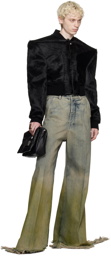 Rick Owens Off-White & Yellow Tailored Belas Jeans