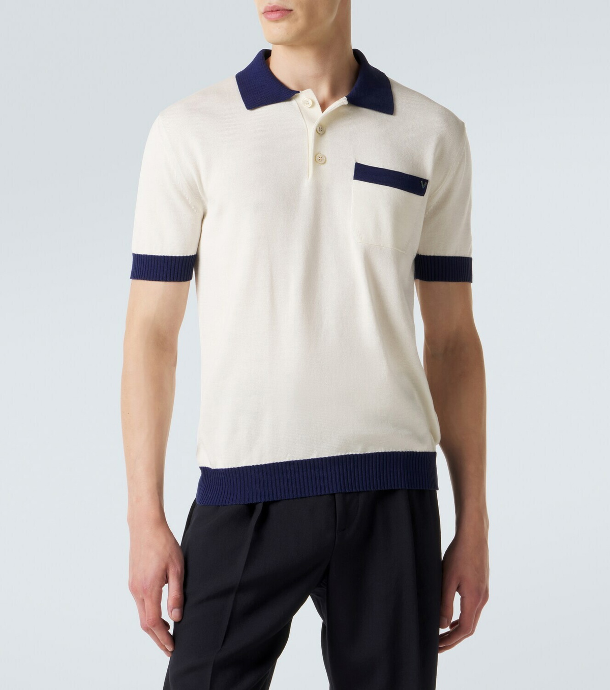 Valentino VGold cotton polo shirt