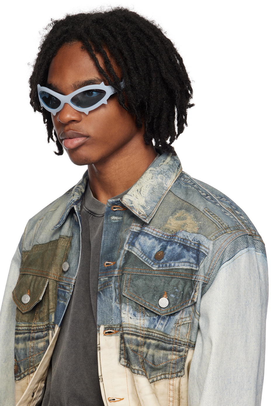MAUSTEIN Blue Spike Sunglasses