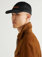 Zegna - Embroidered Shell Baseball Cap - Black