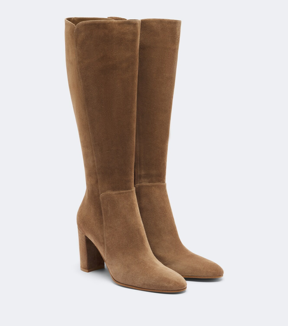 Gianvito Rossi Suede knee-high boots