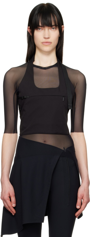 Photo: JOHANNA PARV Black Mesh T-shirt