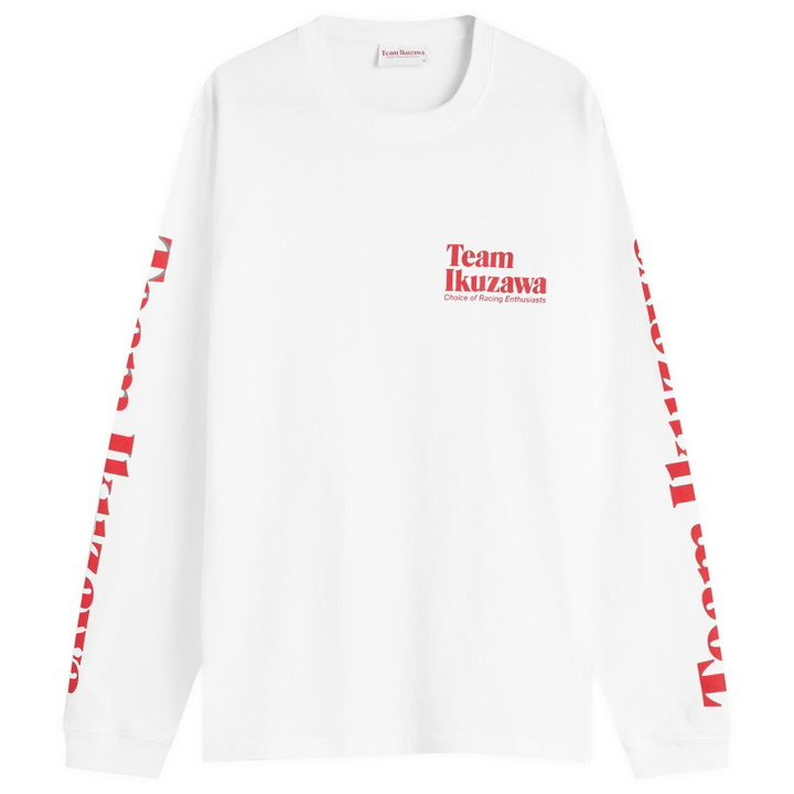 Photo: Team Ikuzawa Men's Logo Longsleeve T-Shirt in White