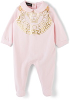Versace Baby Pink Medusa Bodysuit Set