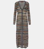 Missoni Ribbed-knit striped cardigan