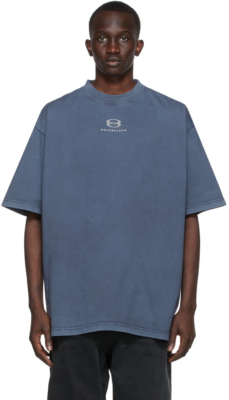 Photo: Balenciaga Navy Unity T-Shirt