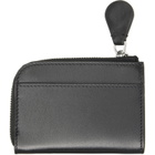 Acne Studios Black Compact Zip Wallet