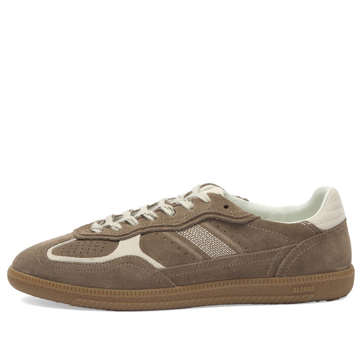 Photo: ALOHAS Women's TB 490 Rife Leather Sneakers in Rife Taupe