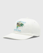 Casablanca Afro Cubism Tennis Club Embroidered Patch Cap White - Mens - Caps