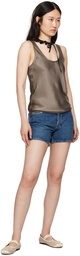 ANINE BING Indigo Dalton Denim Shorts