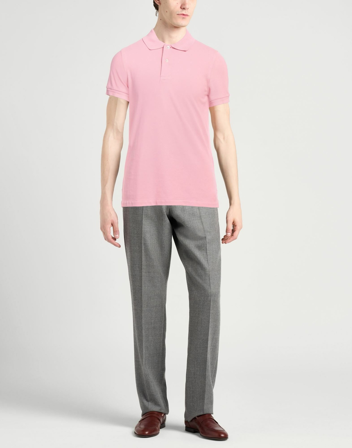 Tom Ford Mens Polo shirt in Pink