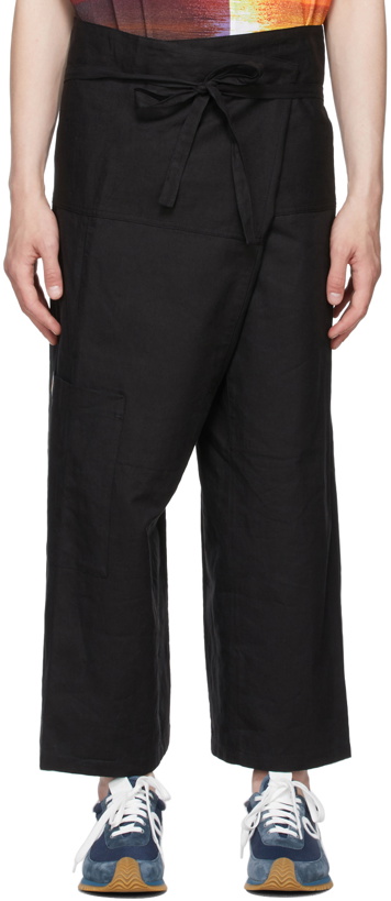 Photo: Loewe Black Paula’s Ibiza Linen & Cotton Cargo Pants