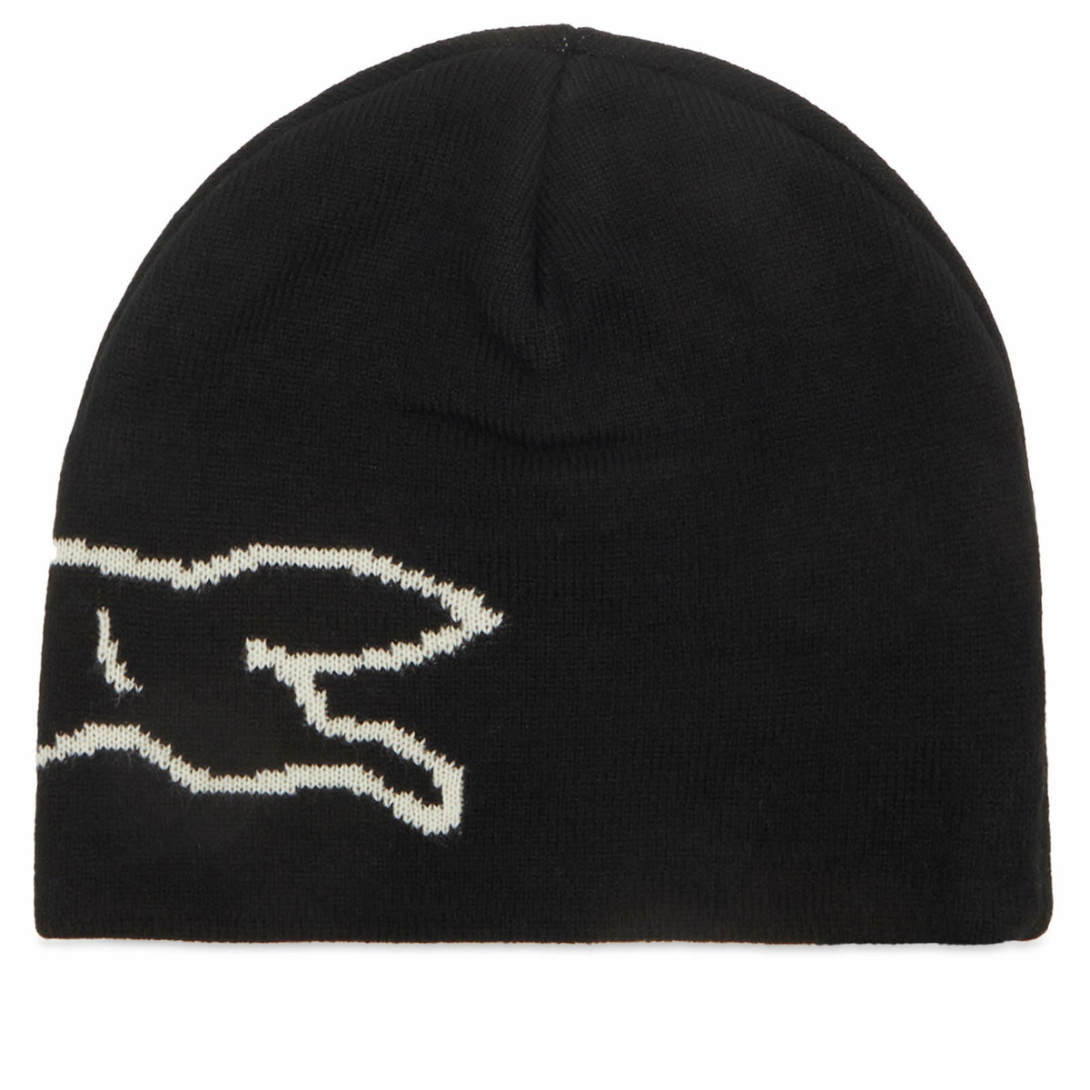 ICECREAM Men's Running Dog Beanie in Black 