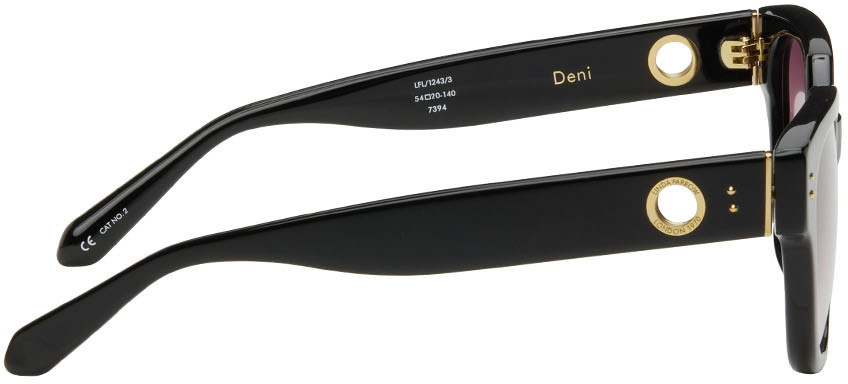 Linda Farrow Black Deni Sunglasses