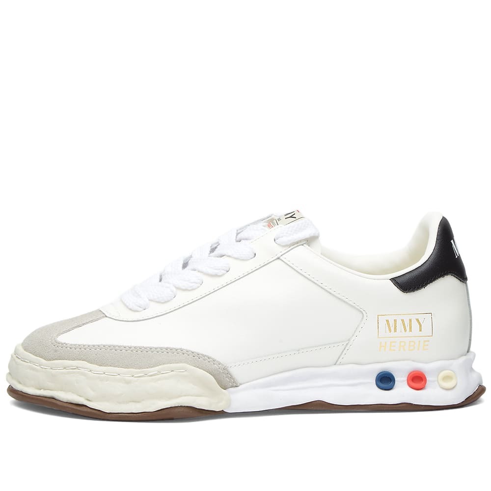 Maison MIHARA YASUHIRO Men's Harbie Low Original Sole Leather Snea Sneakers  in White