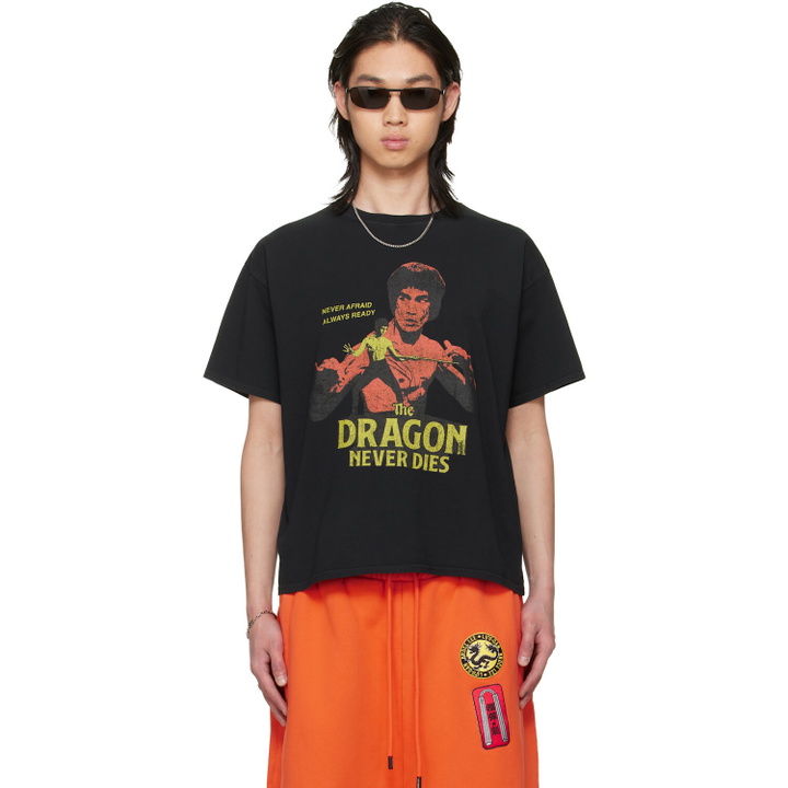 Photo: LU'U DAN BRUCE LEE x LỰU ĐẠN Black Athletic T-shirt