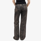Acne Studios Women's Mesh Vest Top With Pockets in Black&Beige