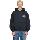 Rhude Black Safari Crest Hoodie