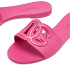 Dolce & Gabbana Women's Logo Sandals in Pink