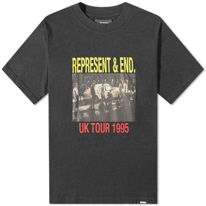 Photo: END. x Represent 'UK Tour' T-Shirt in Black