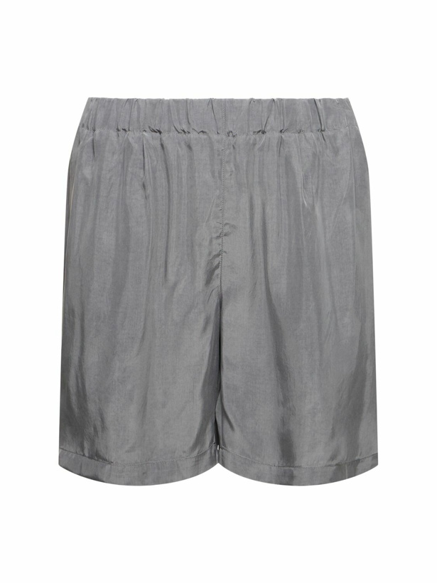 Photo: THE FRANKIE SHOP Silky Cupro Jogging Shorts