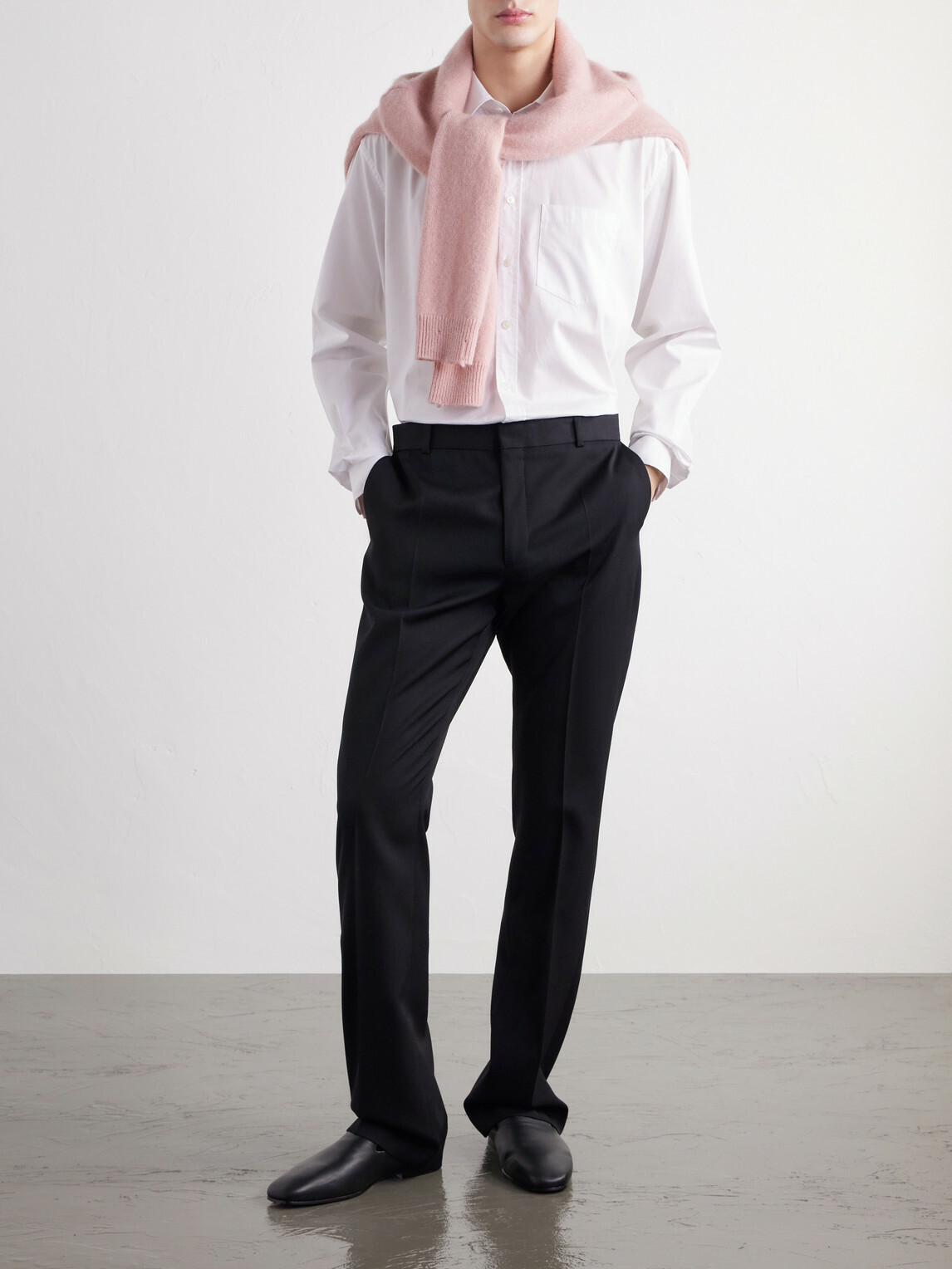 TOTEME - Relaxed Cotton-Poplin Shirt - White