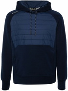 RLX Ralph Lauren Blue Hybric Panelled Hoodie