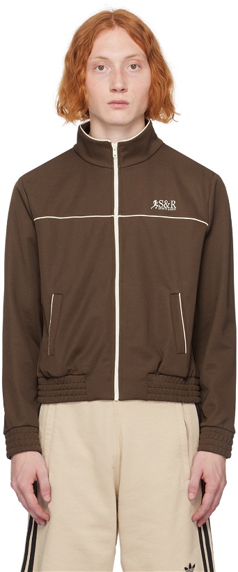 Photo: Sporty & Rich SSENSE Exclusive Brown Track Jacket