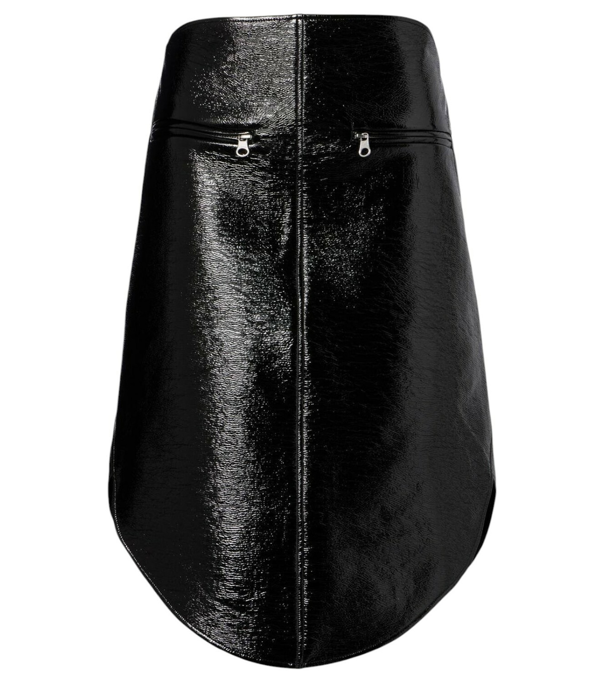 スカート COURREGES 'Mini Multi Sangle Vinyl' skirt Black Courreges Mini Multi Sangle Vinyl Skirts Black - Wanan Luxury
