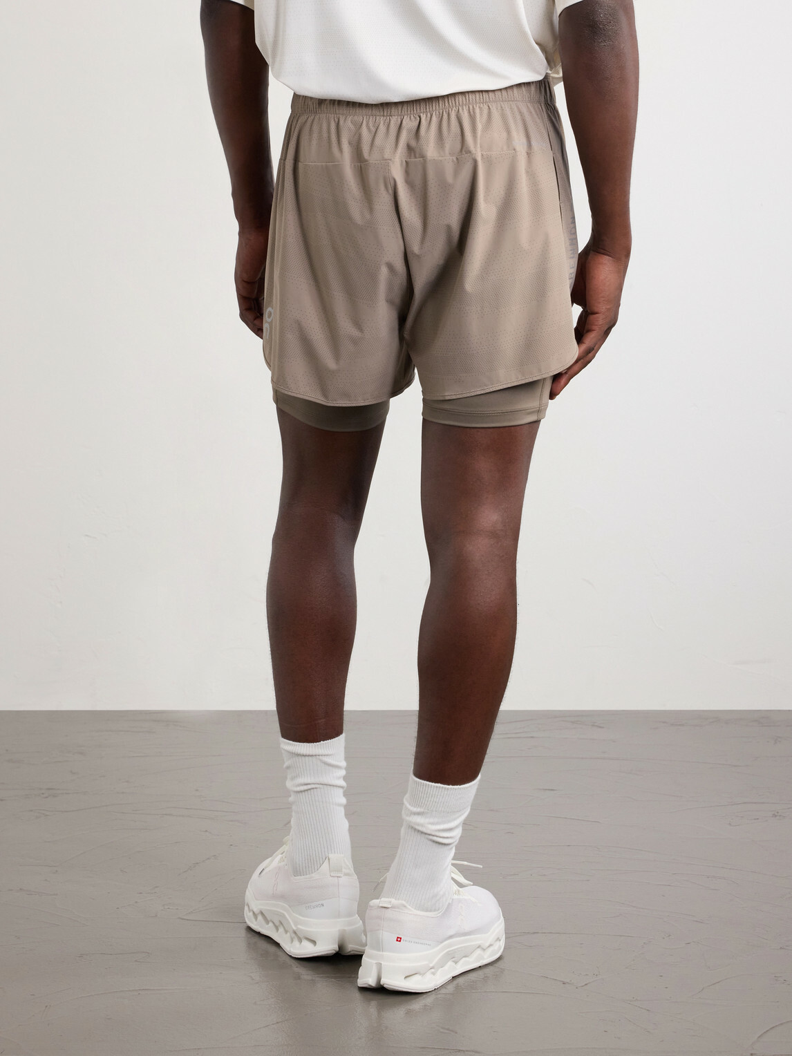 On - Erewhon 2-in-1 Straight-Leg Layered Recycled-Shell Shorts - Brown