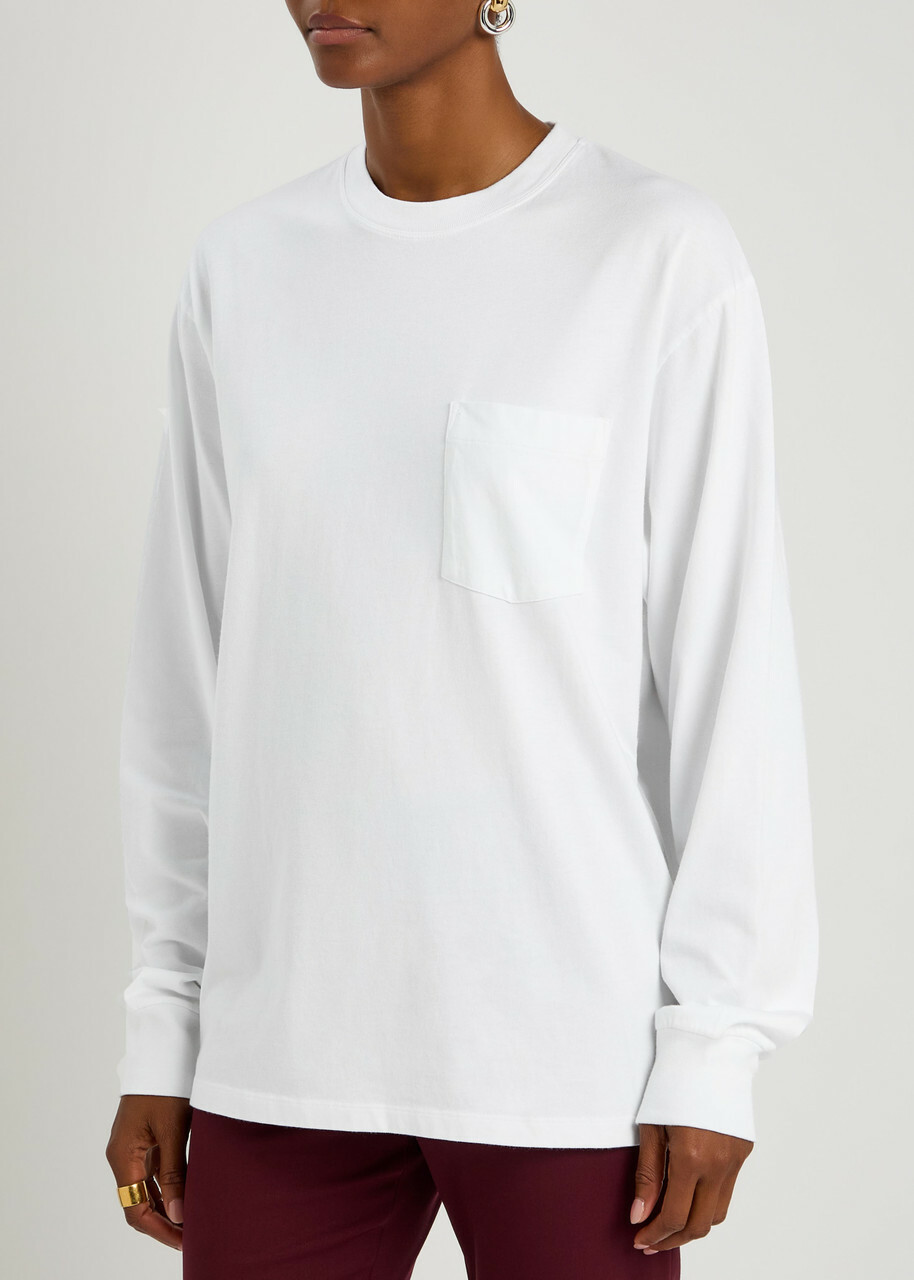 Armarium Vito Long-sleeve Cotton T-shirt White