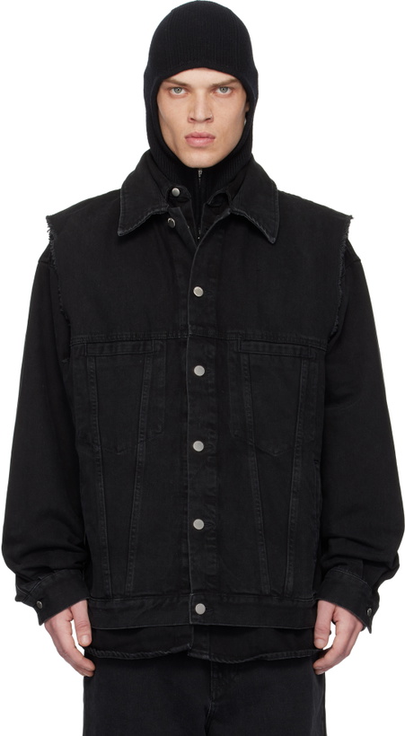 Photo: AMBUSH Black Layered Denim Jacket
