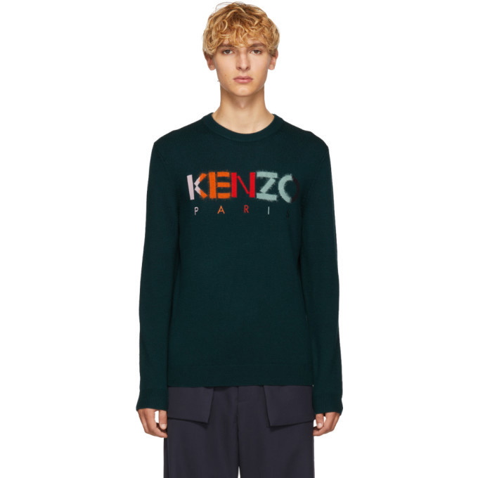 Photo: Kenzo Green Paris Logo Sweater
