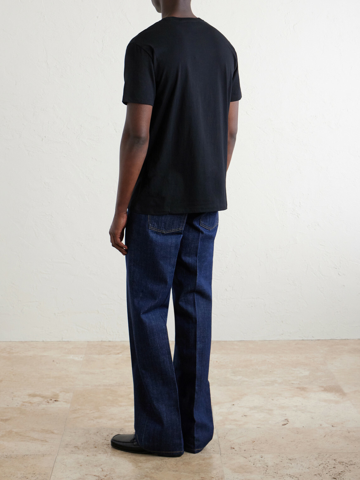 Valentino Garavani - Logo-Embroidered Cotton-Jersey T-Shirt - Black
