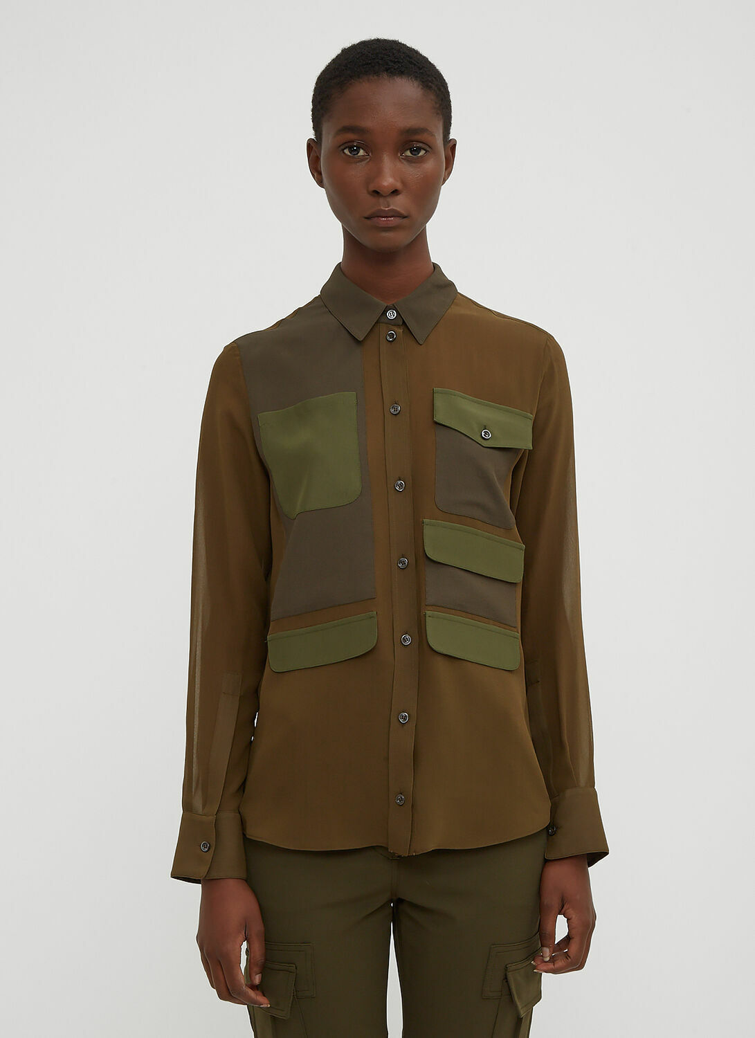Altuzarra Havens Patched Shirt