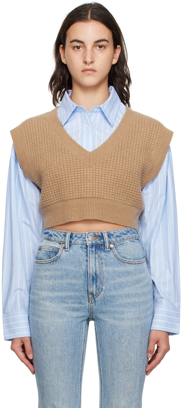 alexanderwang.t Tan & Blue Layered Shirt
