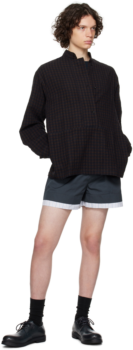 S.S.Daley Blue Layered Shorts