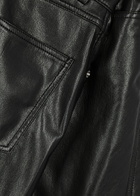 Nanushka Vinni Faux Leather Trousers Black