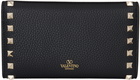 Valentino Garavani Black Rockstud Wallet