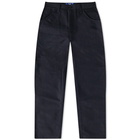 Junya Watanabe MAN Men's Moleskin 5-Pocket Pant in Navy