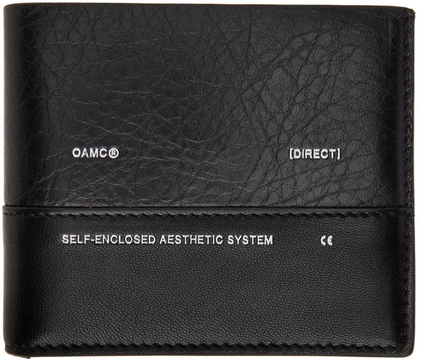 OAMC Black Medi Bifold Wallet