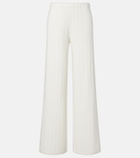 Lisa Yang Shannen cotton and cashmere wide-leg pants