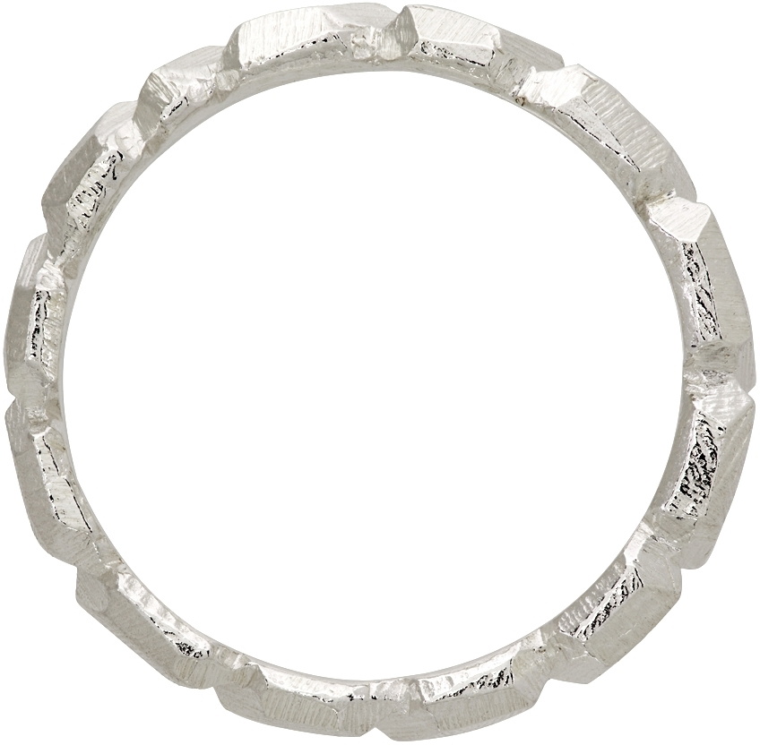 Seb Brown Silver Cog Ring Seb Brown