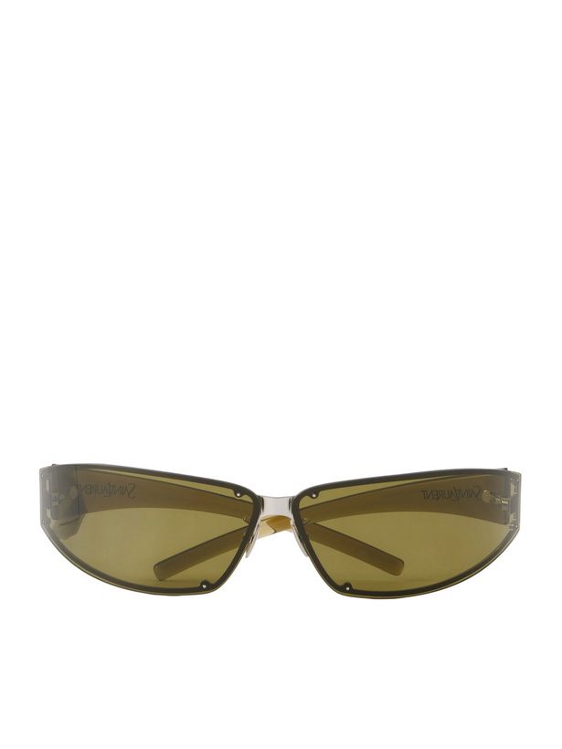 Photo: SAINT LAURENT - SL 963 Round-Frame Injected Silver-Tone Metal Sunglasses - Silver