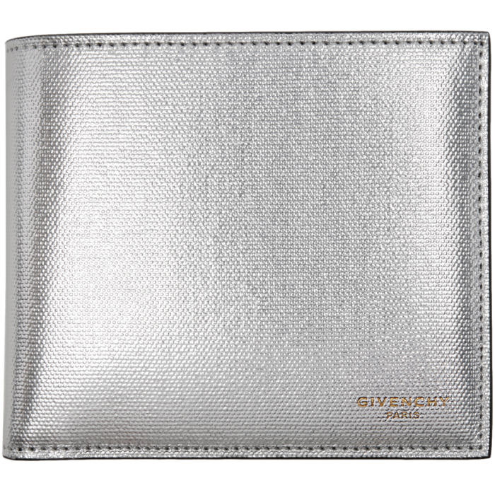 Photo: Givenchy Silver Leather Wallet