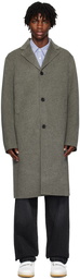 Acne Studios Gray Single-Breasted Coat